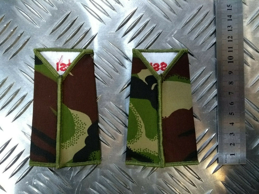 Rank Slide DPM Woodland Camo SSI RGS Guildford CCF British Army Assorted Ranks