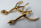 Genuine Swan Neck Box Spurs, Officers Gilt Parade Boots Spurs SPP1