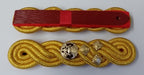 Brigadier Shoulder Cords Ceremonial Wire Cord Shoulder Epaulettes & Rank Pips