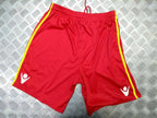 Macron Red Shorts with Drawstring Fastening 100% Polyester Large - Used