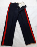 No1 Trousers Army Officer Cadets British Red Stripes Blues Waist 30"