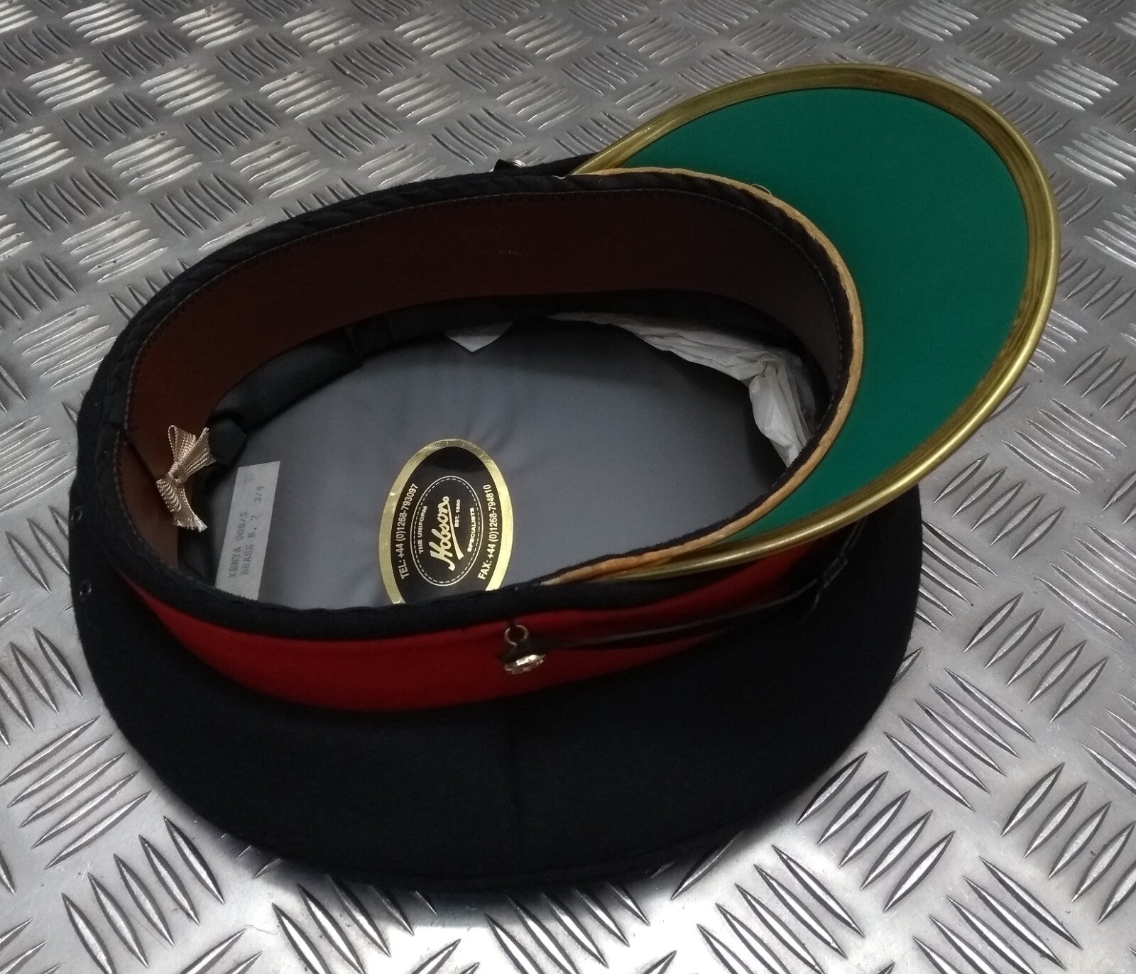 Dress Cap Kenyan Forces Issue Insignia Buttons & Chinstrap Officers Hat Big Size