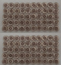 100 Vintage Buttons 4 Hole Shirt / Shank Anchors Pearlesque Grey 8.9mm old Stock