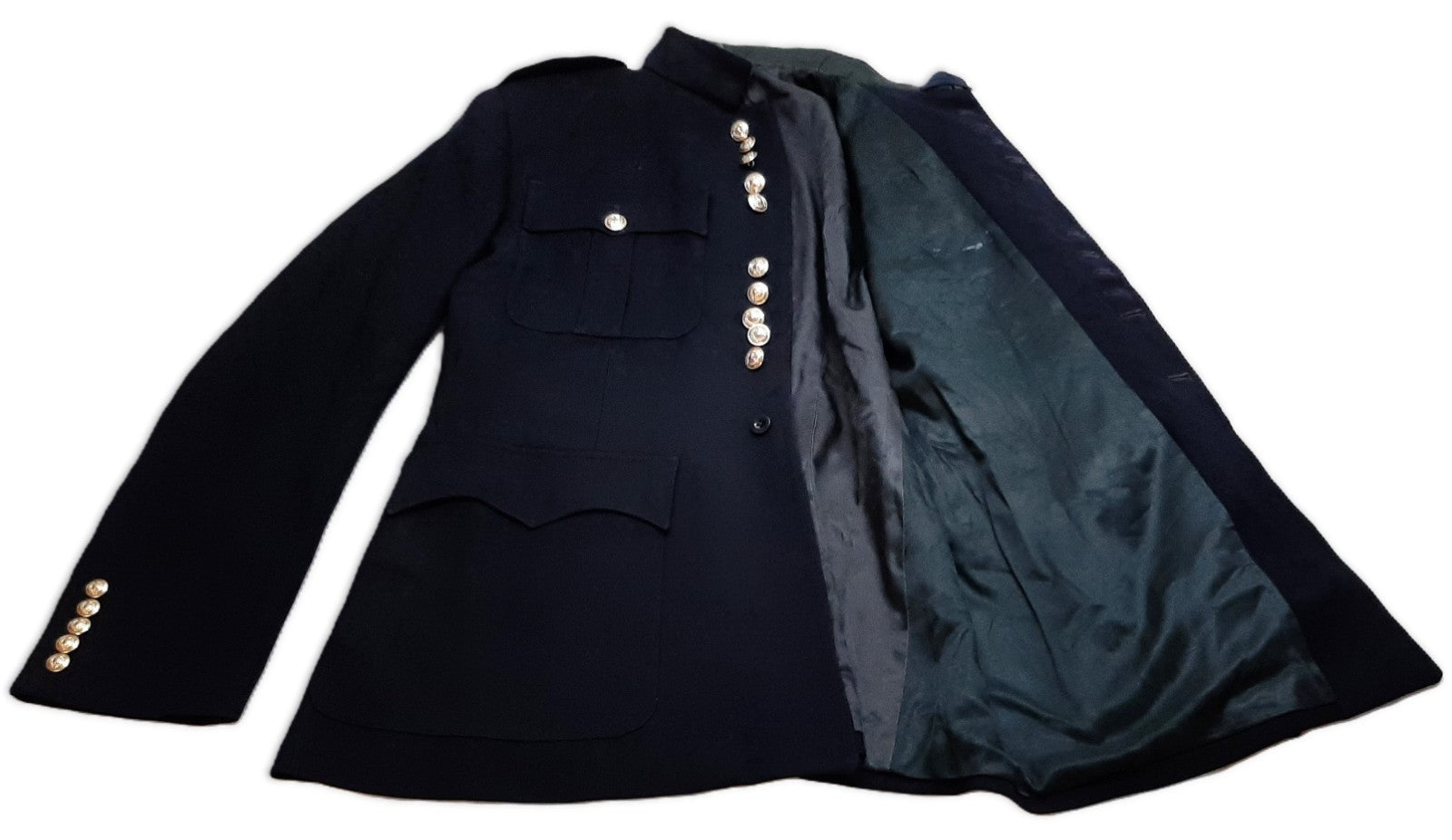 British Army Vintage Welsh Jacket Blue No1 Dress Old Pattern 22.5"