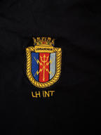 Short Sleeve Dark Blue T-shirt with COMUKMCMFOR LH INT Chest Insignia Size Small
