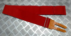 Red Belt Stable Double Tan Leather Strap Buckles For Ceremonial & Parade Duties