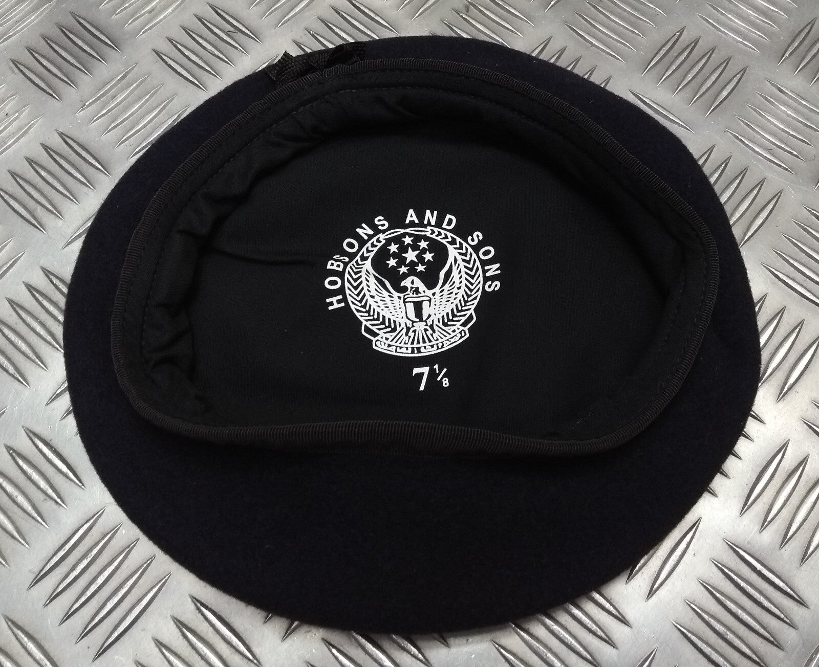 Abu Dhabi Beret Dark Blue Hobson of England Lined Wool Uniform New Old Stock