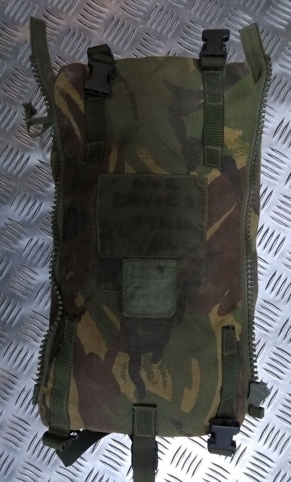 Genuine British Army DPM IRR Woodland Camo PLCE Bergen Large Pack Side Pocket G2