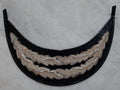 Officers Patent Peak British Forces Dress Hat Visor 2 Row Oak Leaf Silver Wire