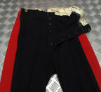 Vintage No1 Trousers Wide Red Stripe By Moss Bros London LTD with Defects