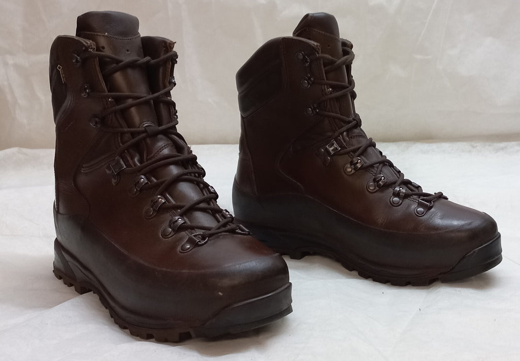 British Army Style ITURRI Cold & Wet Weather GTX Leather Combat Boots Brown