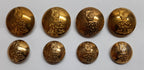 The Life Guards Button Set Ring Back HCav No2 British Army Insignia OFC Officer