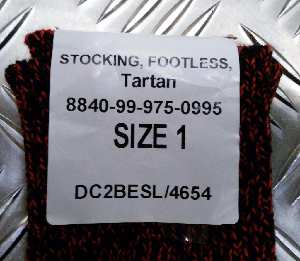 RRS Kilt Hose British Army Pattern Tartan Triple Dice Footless Stockings New