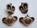 Army Shoulder Rank Insignia Lieutenant Colonel British Crowns & Stars