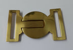 British Ceremonial Belt Buckle With "DIEU ET MON DROIT" Logo - NEW