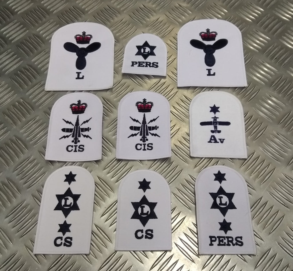 Genuine 9 Assorted British Royal Navy Ratings Patches Insignia Badges - NEW