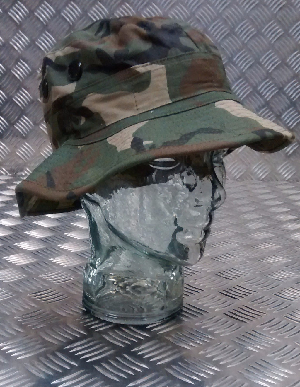 Style Special Forces Boonie / Bush Hat Short Brim DPM W/Land Camo NEW