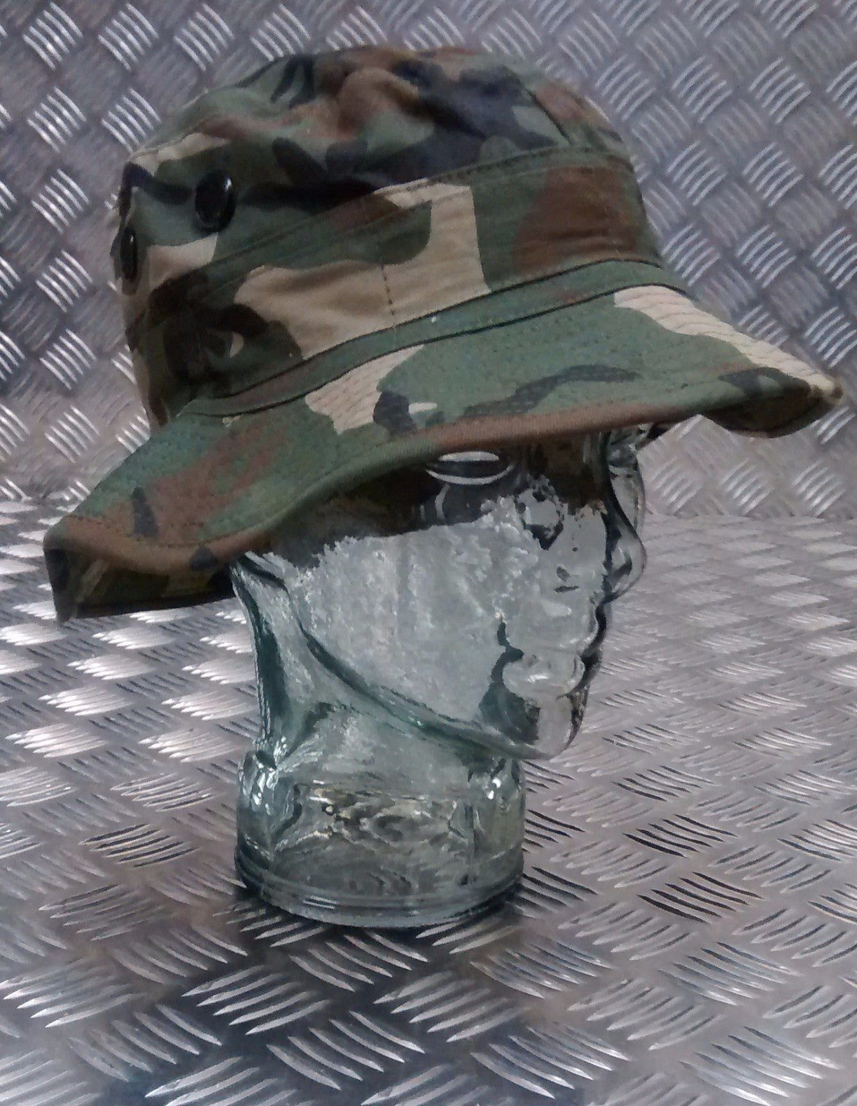 Style Special Forces Boonie / Bush Hat Short Brim DPM W/Land Camo NEW