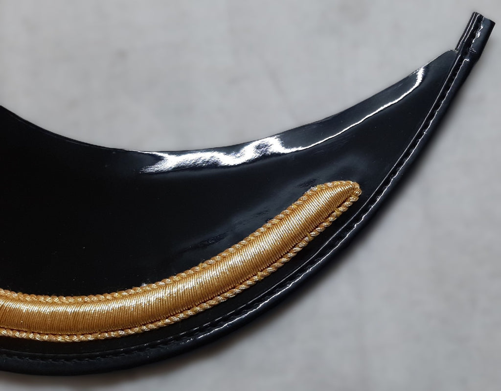 Field Ofc Peak British Gold Bar Visor for Female Dress Hat / Cap New