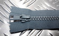 Genuine British 175mm Closed End Grey YKK Zip/Zipper Heavy Duty NEW x 5
