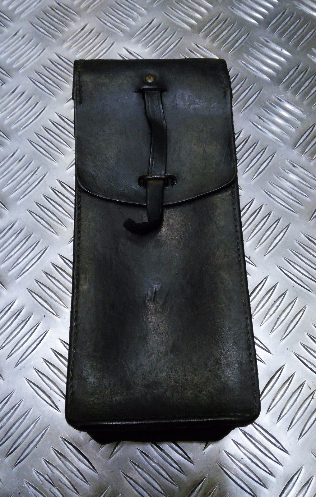 Genuine Vintage Issue Large Leather Ammo / Utility Pouch / Medic Pouch