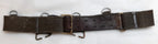 Vintage Belt Webbing Load Carry / Pistol Canvas / Leather WaistBelt Max 42"