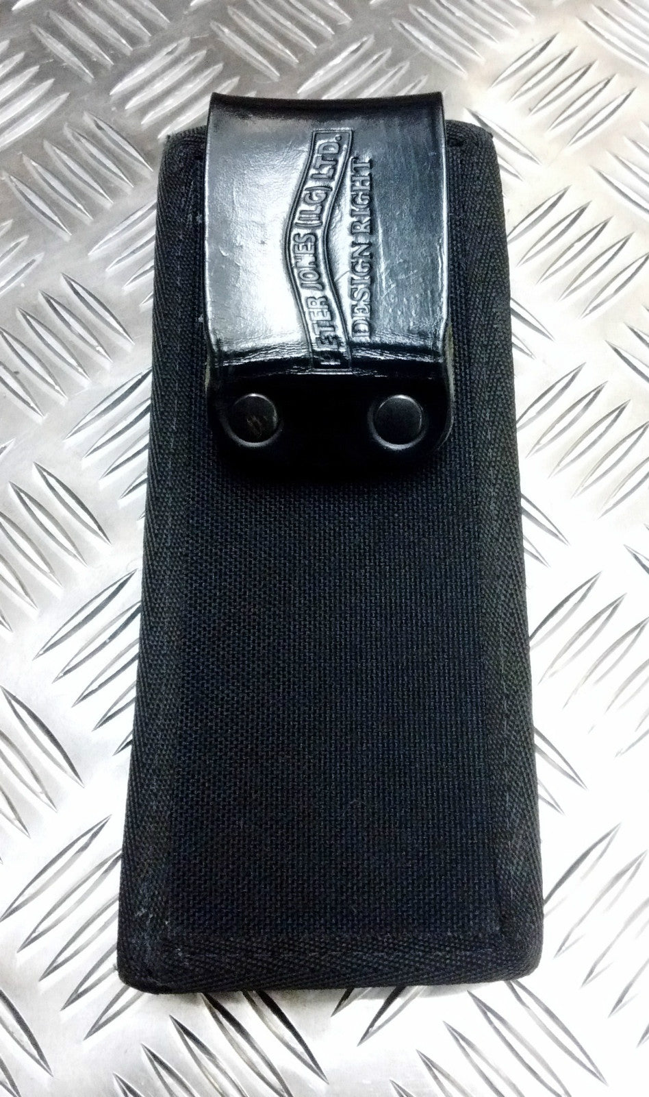 Security Detail Black Twin Holder Genuine British