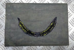 Genuine British Made Senior Officers Subdued Laurel Braid Uncut Cap Peak