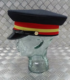 Abu Dhabi Hat UAE Insignia Buttons & Black Chinstrap Officers Hat No Badge 56cm