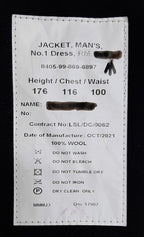 RM No1 Jacket R.M OFC Dress Blue Tunic Fully Buttoned Collar Badges Cuff Buttons
