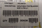 RFD Beaufort Jet Pilots Anti-G Inflatable Foot Bladders Air Force NEW