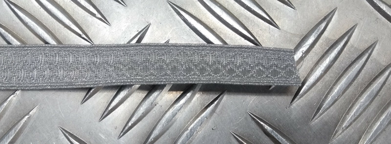 Silver / Grey Braided 13.5mm Ranks Lace Ribbon 25-100cm Genuine British