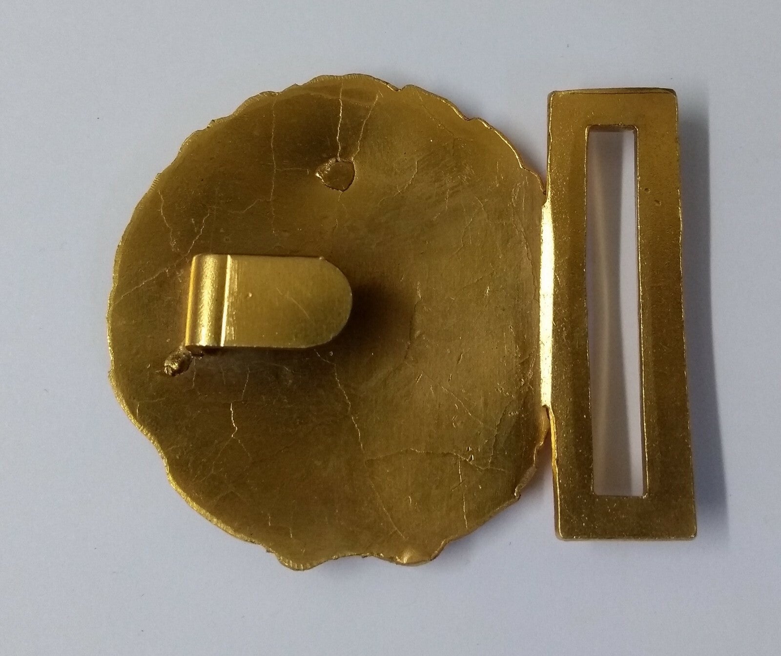 Canadian Navy Buckle Queens Crown Ceremonial & Parade Canada Naval Insignia