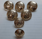 HAC Army Buttons British The Honourable Artillery Company Assorted Sizes X7