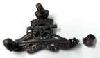 Genuine British Army No2 RA Royal Artillery Bronzed Insignia Pouch Badge