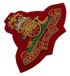 RA Embroidered Badge Artillery Cannon Q/C "QUO FAS ET GLORIA DUCUNT" UBIQUE