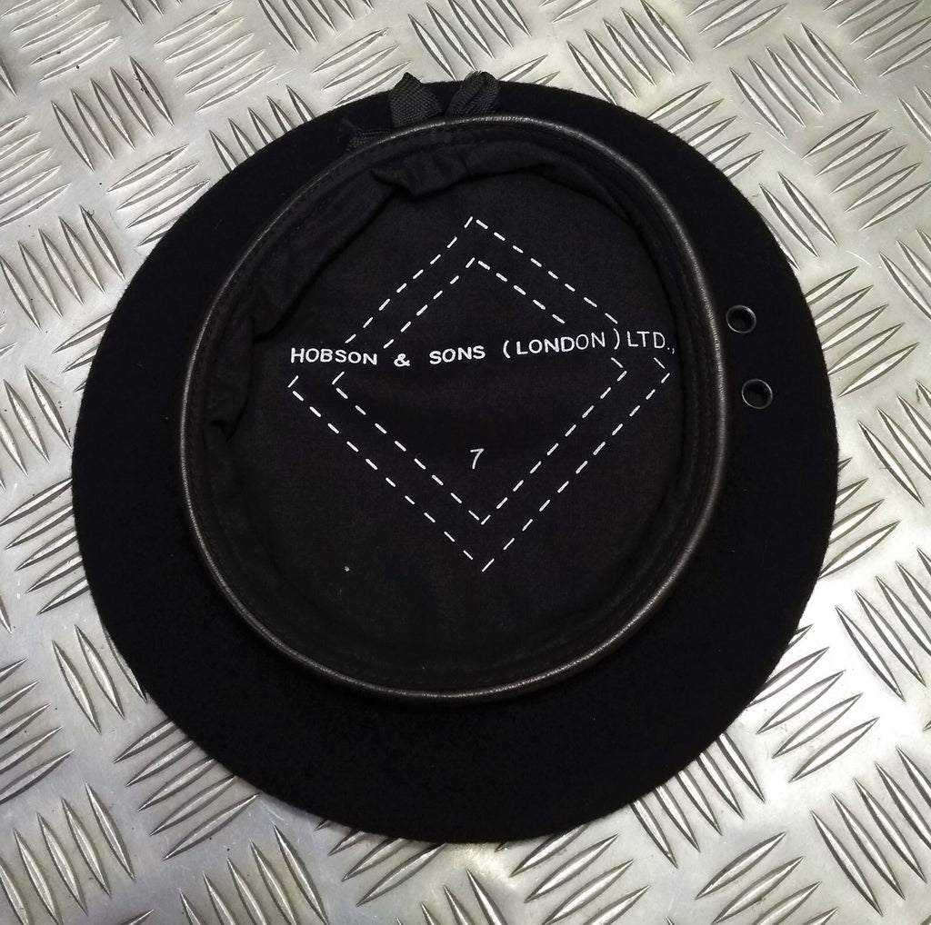 Navy Blue Beret Wool Genuine Hobson London Manufactures Sample 7 56cm