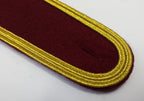 Senior Officer Shoulder Boards Obsolete Stock Maroon Melton Gold Braid UK Made