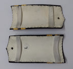 Naval Officers Lieutenant Uniform Shoulder Boards Epaulette Black & Gold Detail