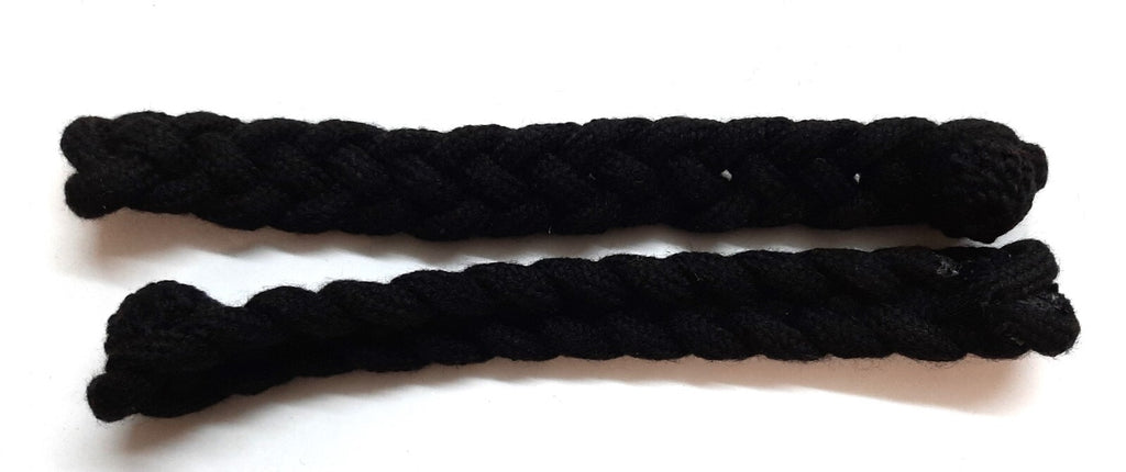 British RGR Shoulder Cords Black Royal Gurkha Rifles Mess Dress No Insignia