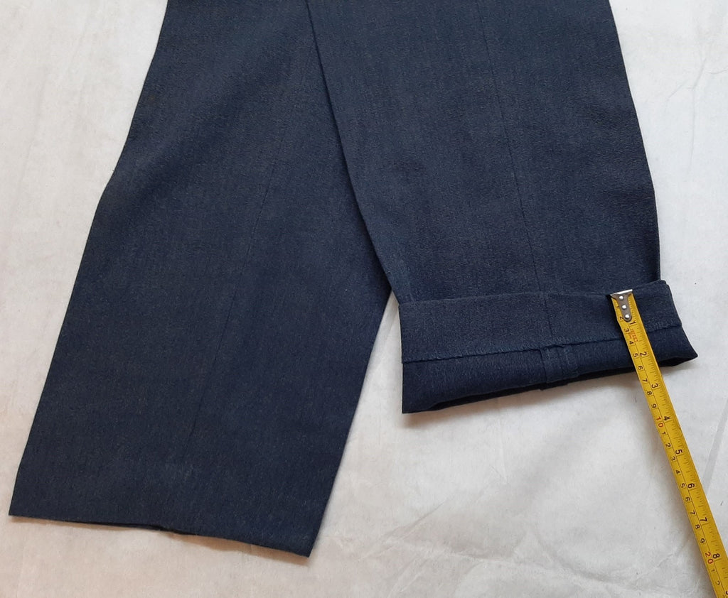 No2 Trousers RAF Royal Air Force Blue Grey Coloured Old Type Waist 92cm
