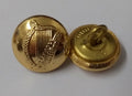 Vintage Irish Harp Shank Buttons x 2 ASBT198