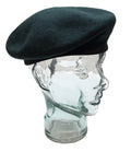 Officer's Beret British Army Pattern Petersham Rim Rifles & Light Infantry Green