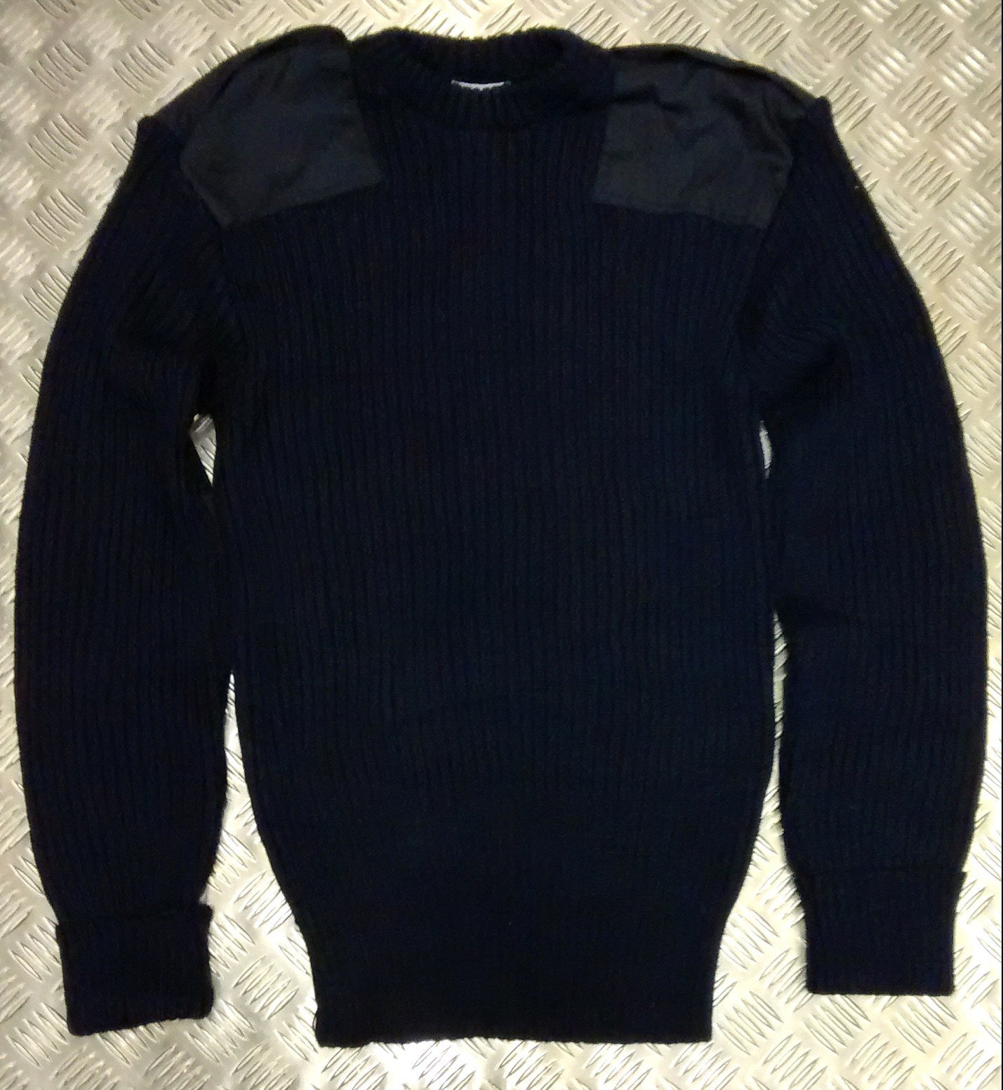 Commando Naval Pullover Wool Mix RN Jumper British Navy Blue Colour Crew Neck