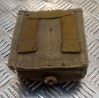 Soviet-era Style Army Vintage Canvas Grenade Pouch With Belt Loops