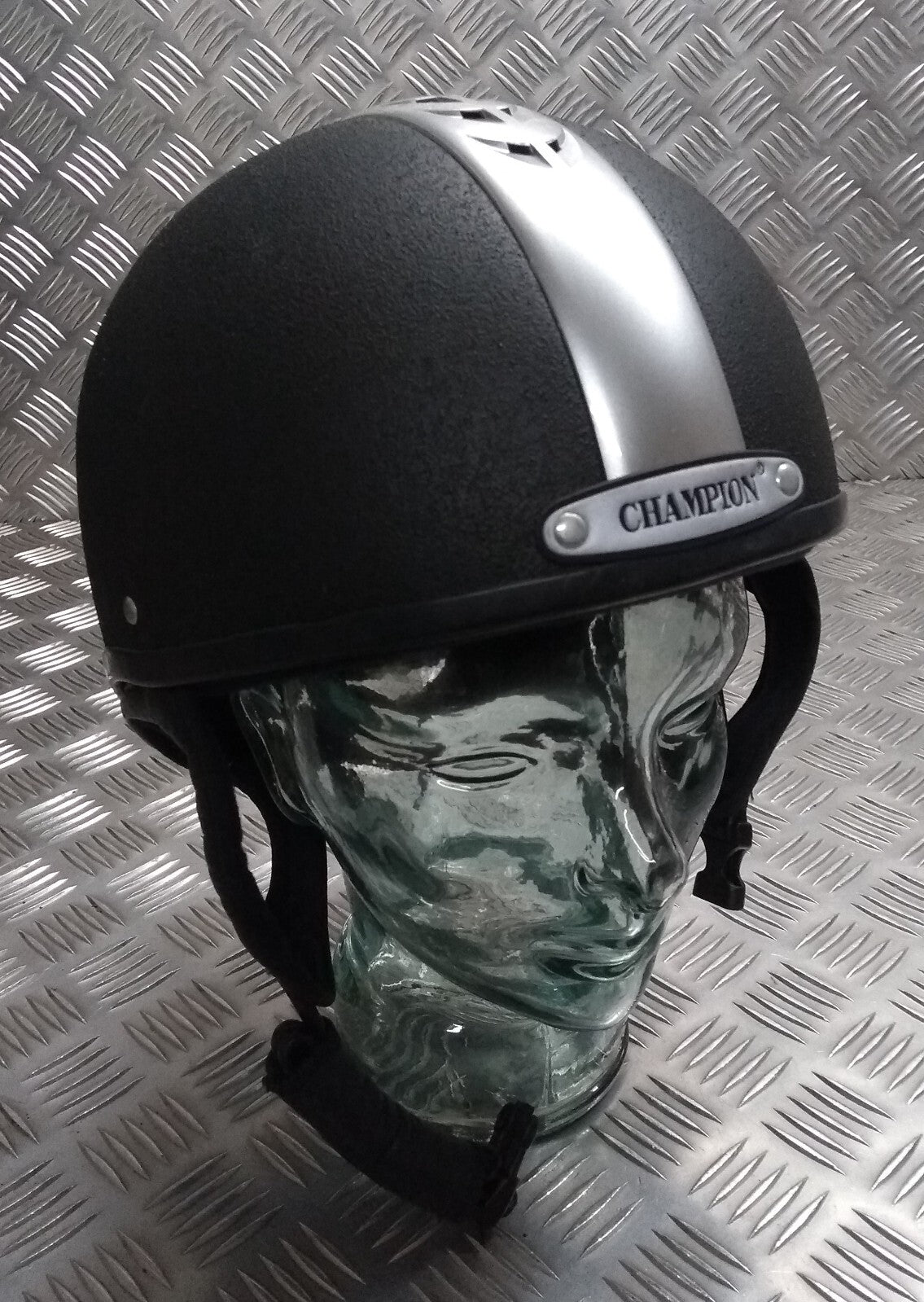 Champion Jockey Helmet Ex-Army Edition Ventair Deluxe With Maroon Cover 56cm