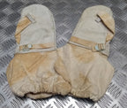 Vintage Arctic Mitts British Army issue Canvas & Chrome Leather & Trigger Finger