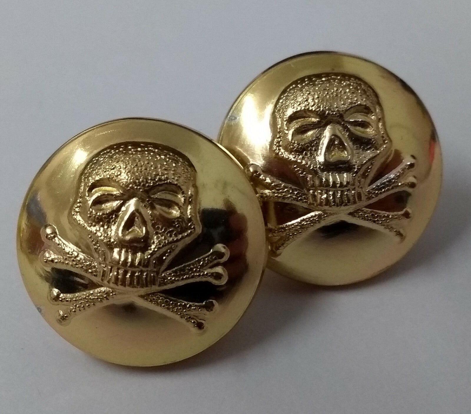 Genuine British Army QRL Lancers Skull & Crossed Bones Buttons Insignia ASBT111