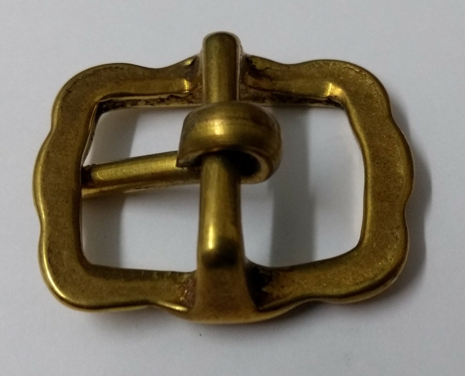 Rein Bridle Buckle British Army RHG HCav Brass 3/4" Single Prong Crown Buckle