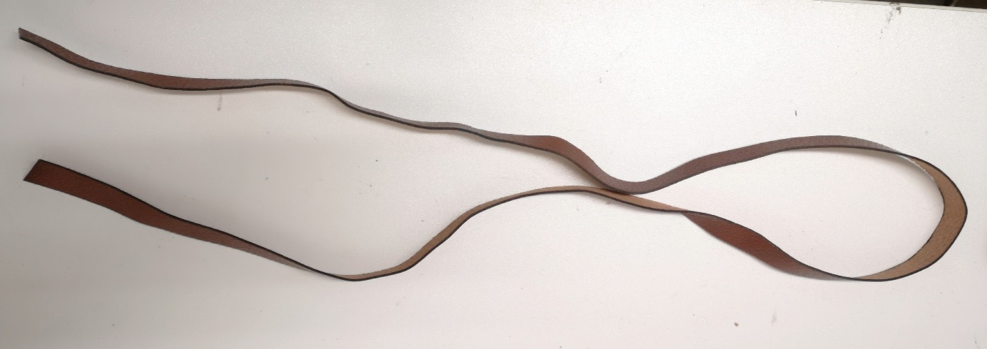 Sword Knot Strap Brown Leather Replacement Part 102cm
